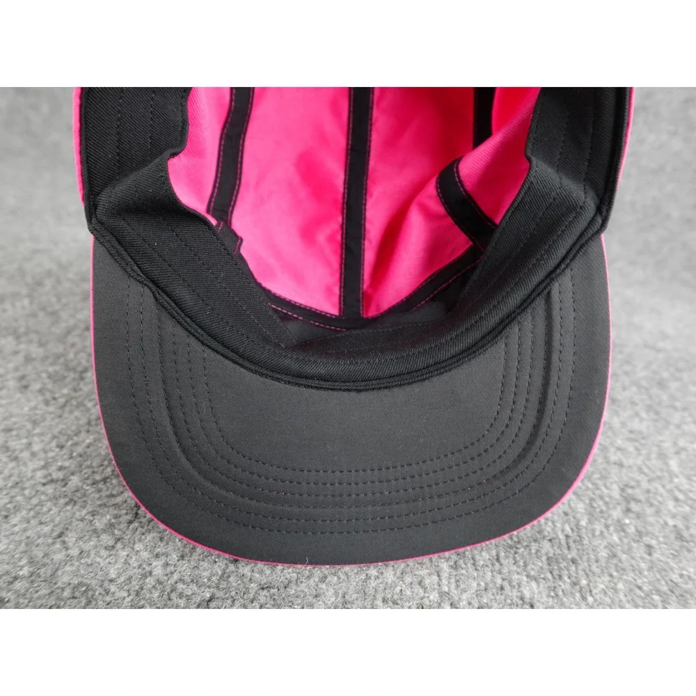 Nike AW84 Dri‎ Fit 5 Panel Hat Cap Pink Fuchsia Reflective Swoosh Running Golf - Picture 6 of 7